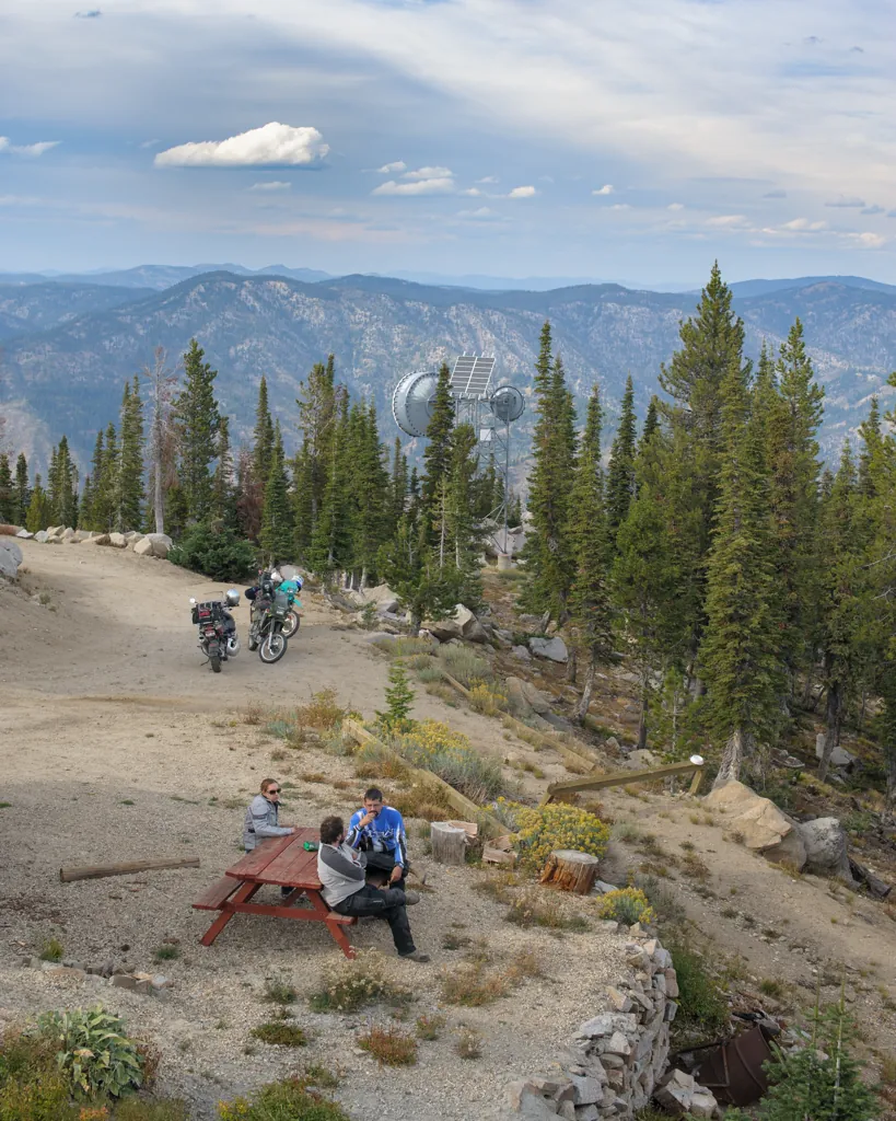 Jackson Peak picnic
