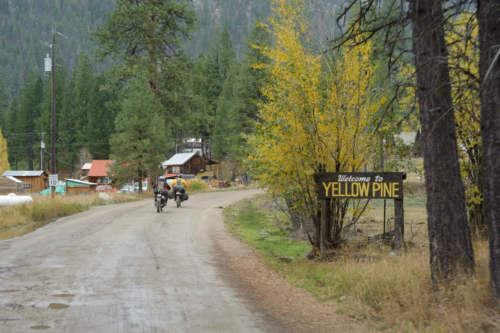 Entering Yellow Pine