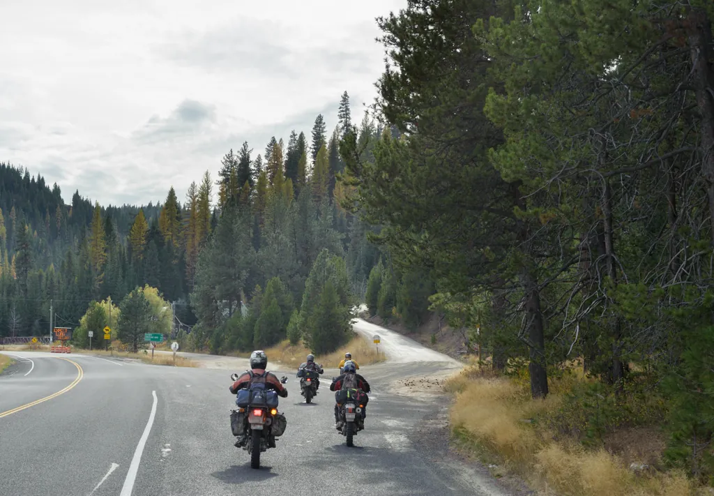 Leaving the highway