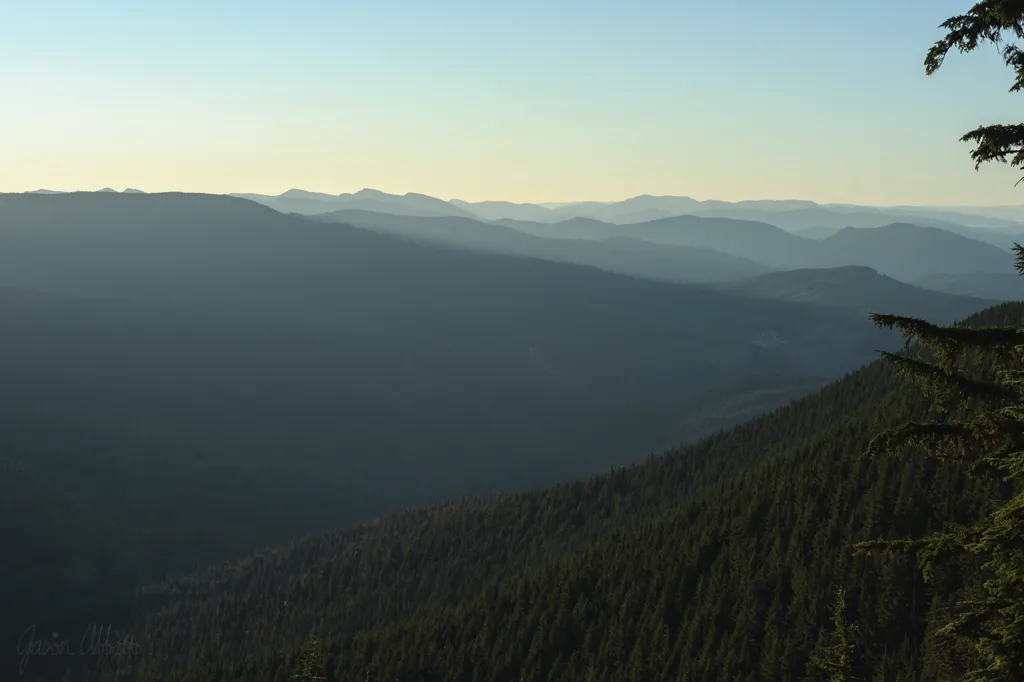 Morning over the St. Joe Ranger District