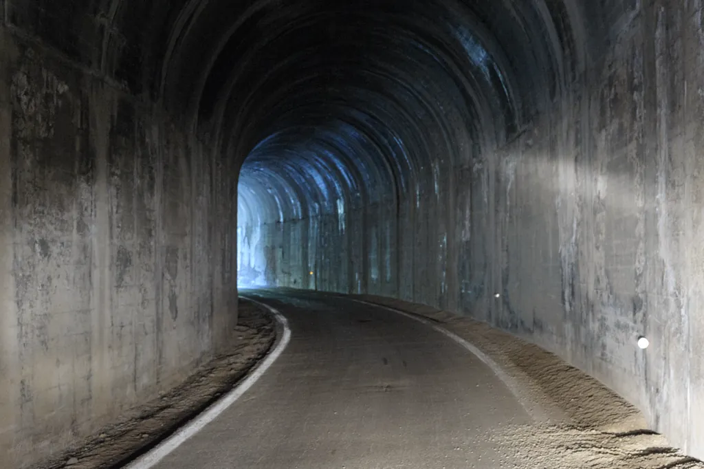 One of many old railroad tunnels