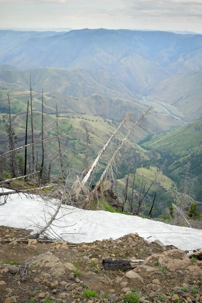 Snow above the Snake