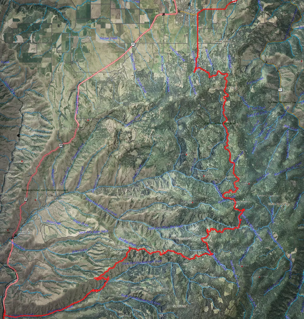 Mountains not highway