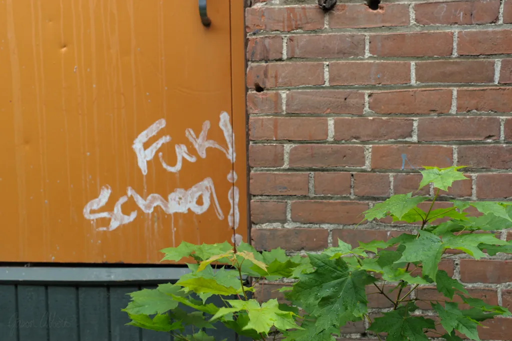 Entrance to the old gym