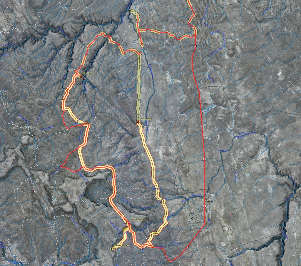Yellow planned, red actual