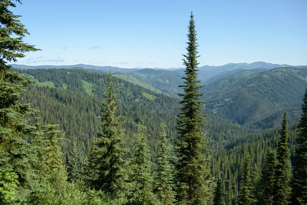 Nothing but mountains