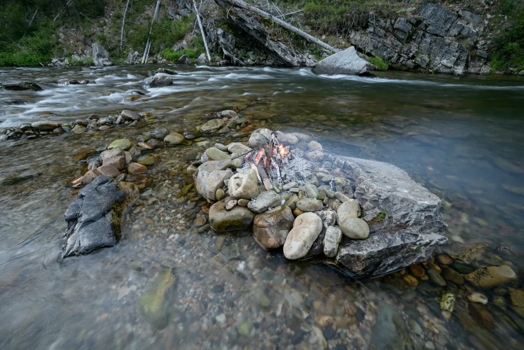Fire in the river