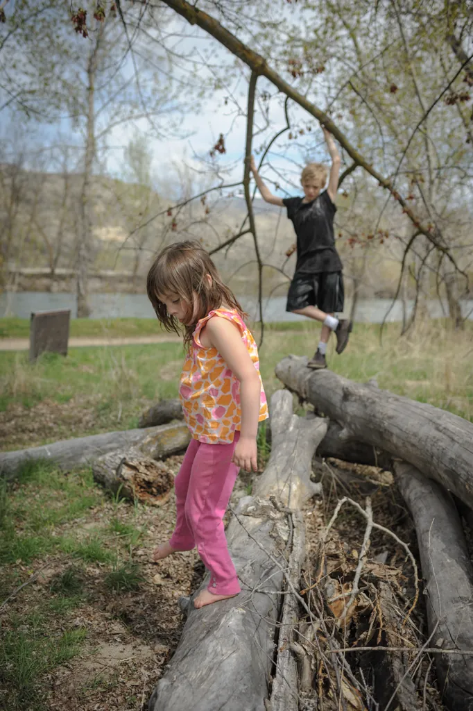 Wooden playground