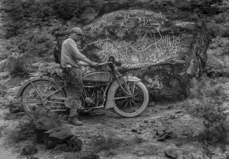 Robert Limbert in front of Map Rock*