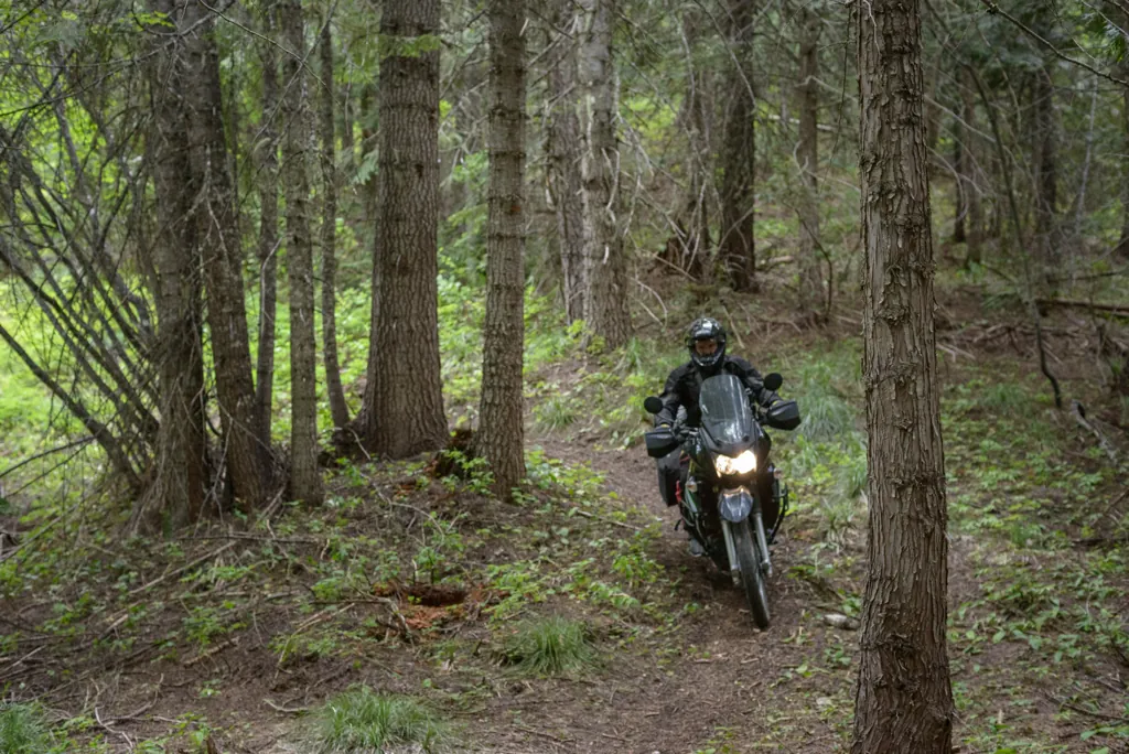 KLR through it