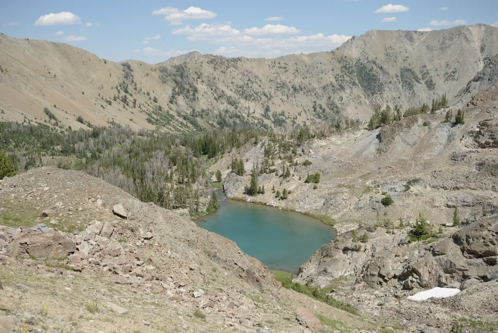 From the trail above