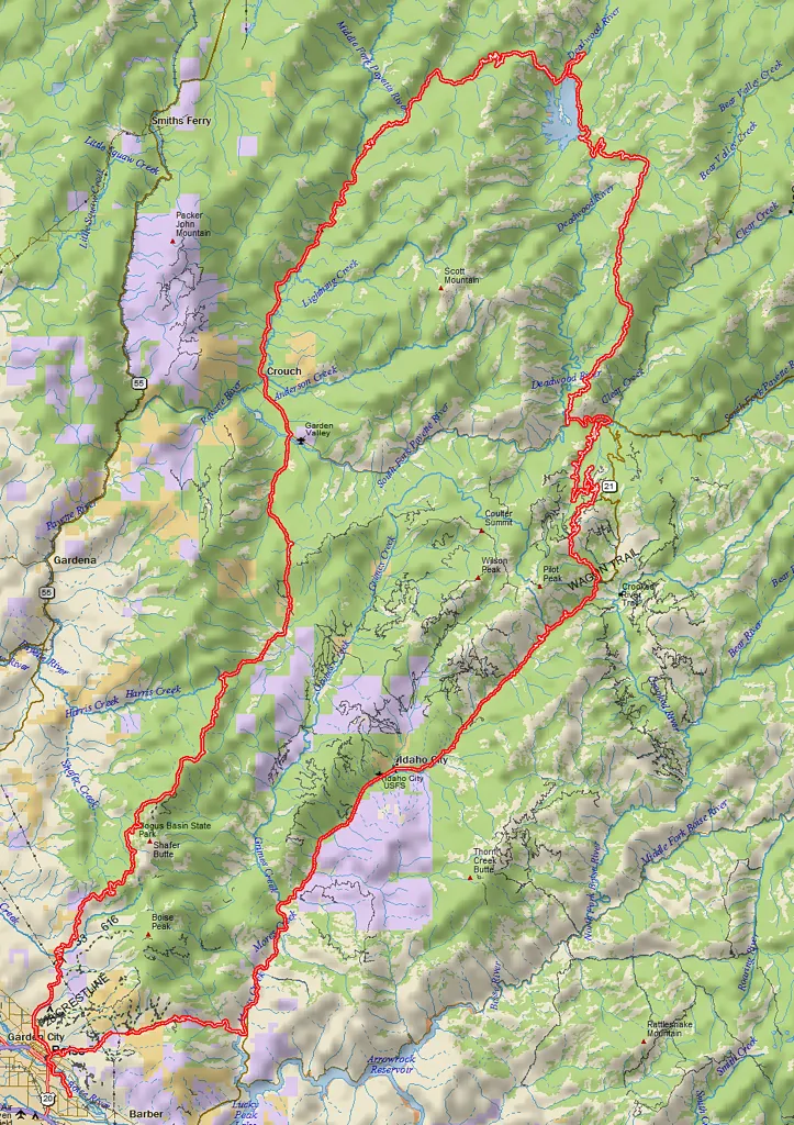 The route