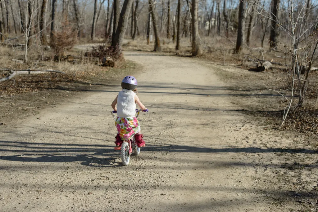First time without training wheels