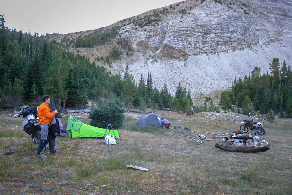 Making camp*