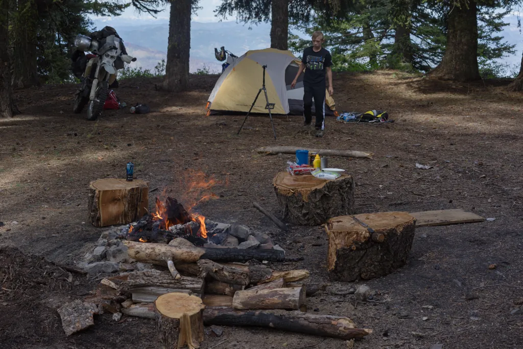 Hunter’s campsite