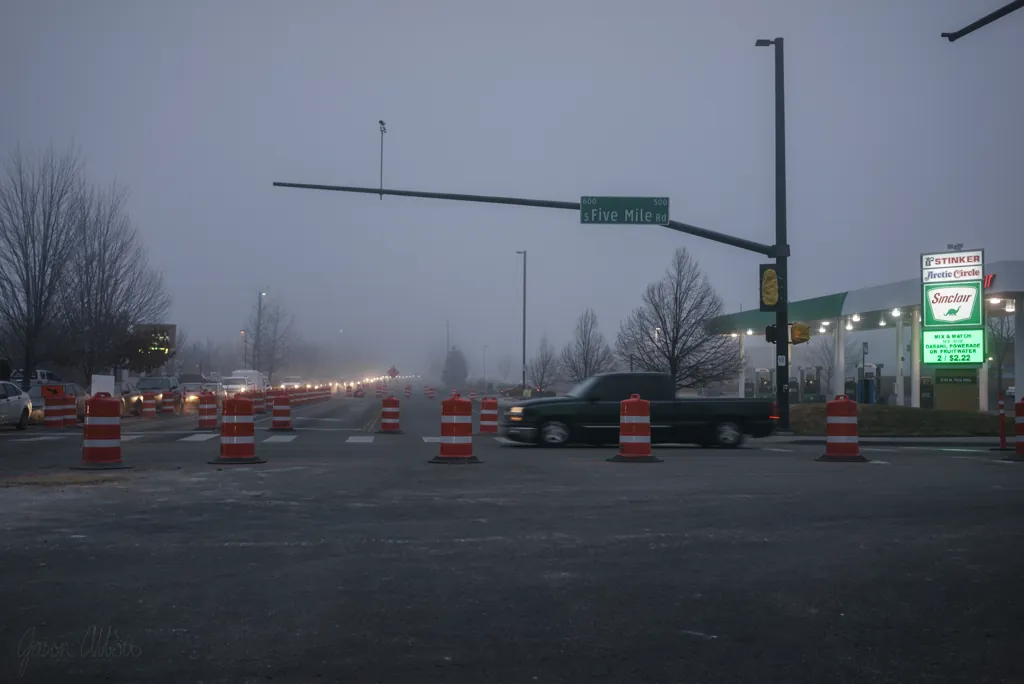 Uncontrolled intersection