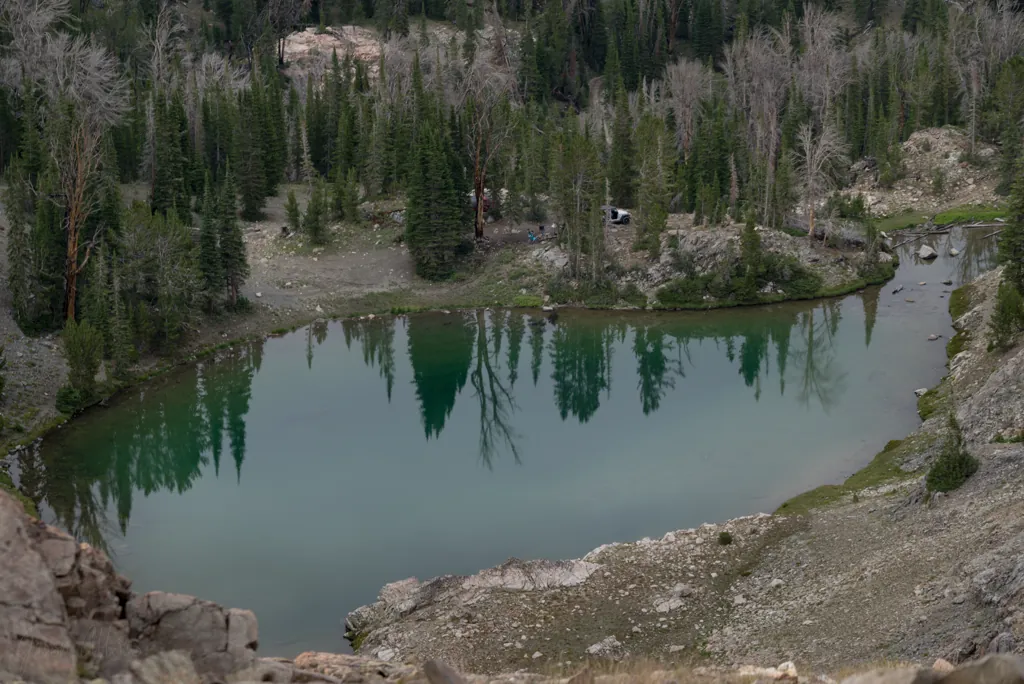 Above camp