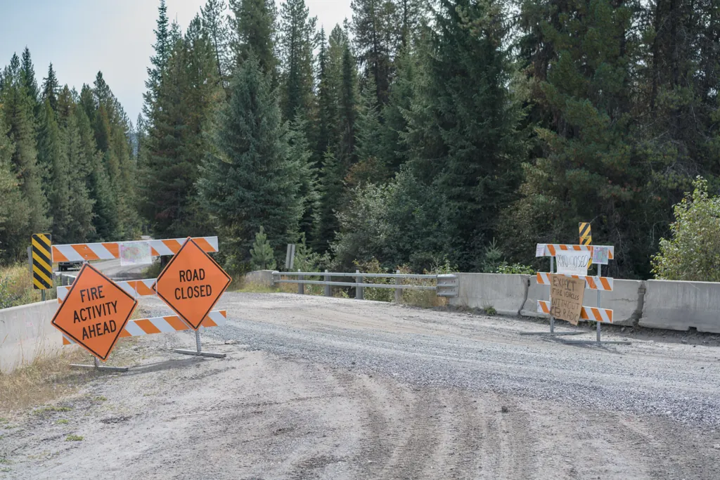 Road closed