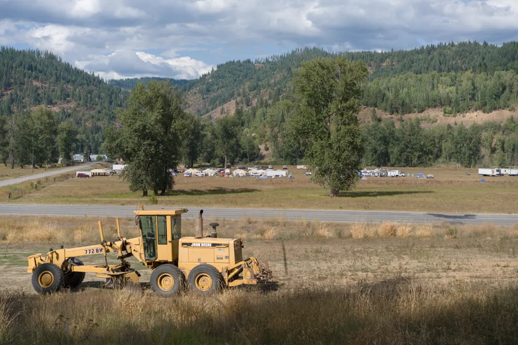 Fire camp at Calder