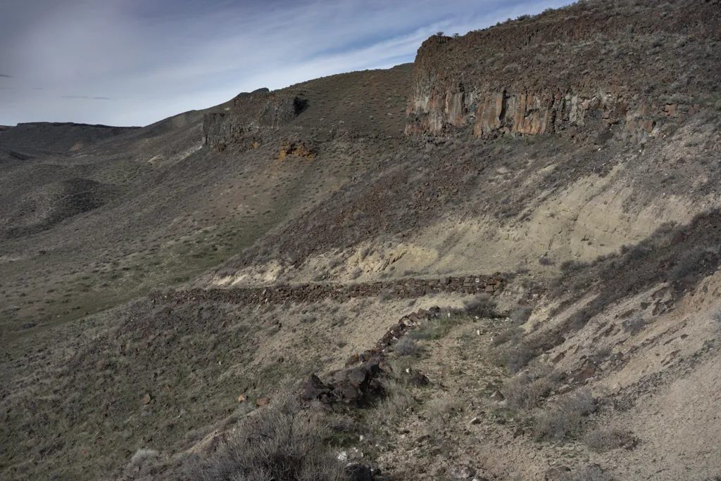 Oregon Trail road-cut