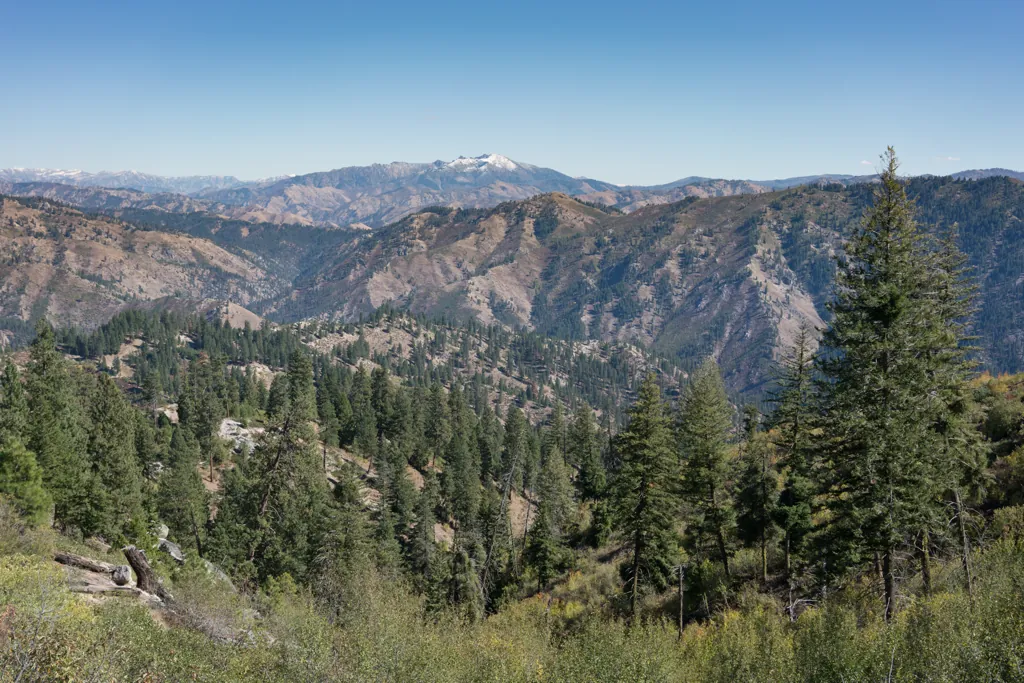 Distant mountains